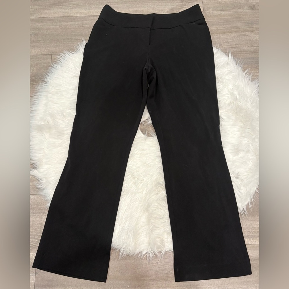Maurices Black Straight Leg Pants Size 14 Reg